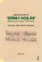 Abdulcelil İbn Ali "Dürr-i Hoş-Ab" - Manzum Bir Dürer Tercümesi
