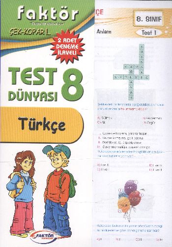Faktör 8. Sınıf Türkçe Test Dünyası %17 indirimli