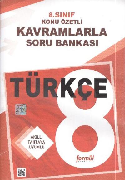 Formül 8. Sınıf Türkçe Konu Özetli Kavramlarla Soru Bankası