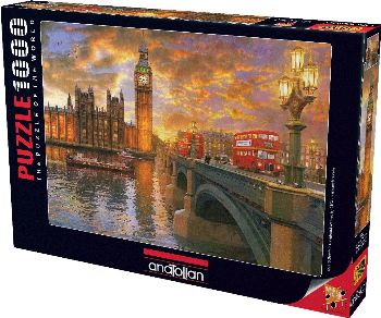 Londra'da Günbatımı 1000 Parça Puzzle 1023