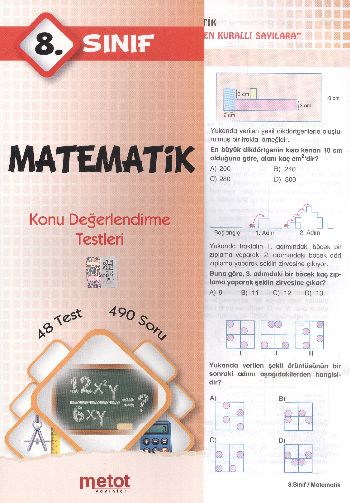 Metot 8. Sınıf Matematik Konu Değerlendirme Testleri