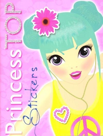 Princess Top Stickers Pembe-Sarı