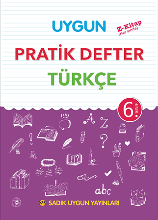 Sadık Uygun Pratik Defter Türkçe 6.Sınıf