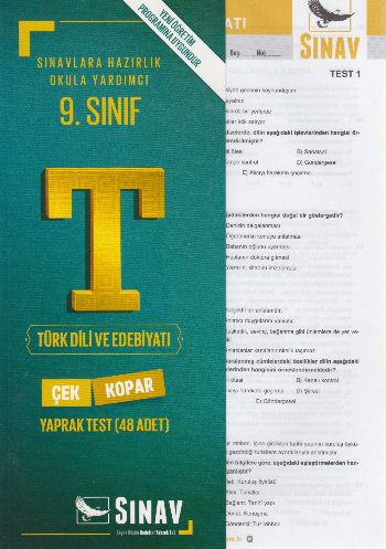 Sınav 9. Sınıf Türk Dili Ve Edebiyatı Çek Kopar Yaprak Test
