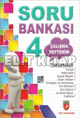 Tay Yayınları 4. Sınıf Tüm Dersler Soru Bankası Çalışma Defterim Kolek