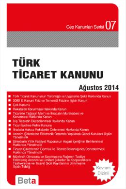 Cep-007: Türk Ticaret Kanunu %17 indirimli