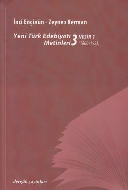 Yeni Türk Edebiyatı Metinleri 3 Nesir 1