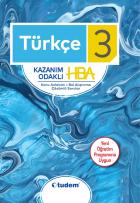 Tudem 3. Sınıf Türkçe Kazanım Odaklı HBA