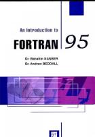 An Introduction to Fortran 95