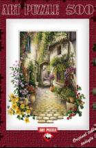 Art Puzzle 500 (4189) Parça Çiçekli Ara Sokak