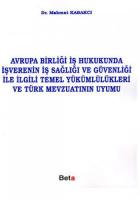 Avrupa Birliği İş Hukukunda İşverenin İş Sağlığı ve Güvenliği ile İlgili Temel Yükümlülükleri ve Türk Mevzuatının Uyumu