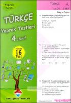 Bahçeşehir Türkçe Yaprak Testleri 4. Sınıf