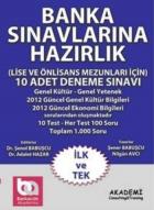 Banka Sınavlarına Hazırlık Lise ve Önlisans Mezunları İçin 10 Adet Deneme Sınavı