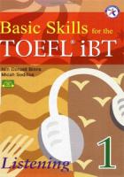 Basic Skills for the TOEFL iBT Listening 1 (CD’li)