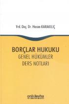 Borçlar Hukuku Genel Hükümler Ders Notları
