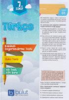 Bulut Eğitim 7. Sınıf Türkçe Yaprak Test