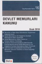 Cep-016 : Devlet Memurları Kanunu