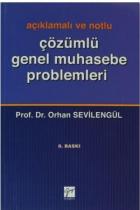 Çözümlü Genel Muhasebe Problemleri