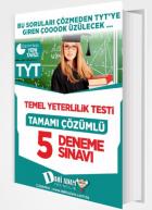 Dahi Adam TYT 5 Deneme Sınavı Tamamı Çözümlü
