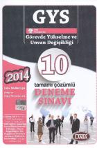 Data GYS Görevde Yükselme ve Unvan Değişikliği Tamamı Çözümlü 10 Deneme Sınavı 2014