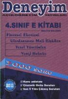 Deneyim AÖF 4. Sınıf E Kitabı (Maliye Bölümü)