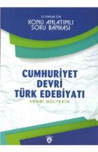 Dorlion 12. Sınıflar İçin Cumhuriyet Devri Türk Edebiyatı Konu Anlatımlı Soru Bankası