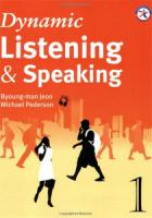 Dynamic Listening And Speaking (CD’li)