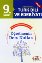 Editör 9.Sınıf Türk Dili ve Edebiyatı Öğretmenin Ders Notları