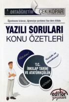 Editör T.C. İnkılap Tarihi ve Atatürkçülük Yazılı Soruları - Konu Özetleri 11. Sınıf