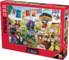 Eğlenceli Köpekler (Puzzle 260) 3313