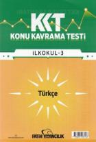 Fatih 3. Sınıf Türkçe Konu Kavrama Yaprak Testi