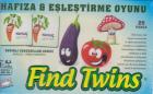 Find Twins Sevimli Sebzeler Serisi-25 Parça Hafıza-Eşleştirme Oyunu