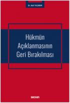 Hükmün Açıklanmasının Geri Bırakılması