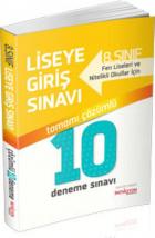 Inovasyon LGS 8. Sınıf Tamamı Çözümlü 10 Fasikül Deneme Sınavı