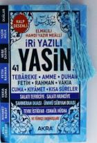 İri Yazılı 41 Yasin Çanta Boy Mavi Püsküllü