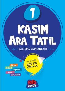 Elitçocuk 1.Sınıf Kasım Ara Tatil Çalışma Kitabı