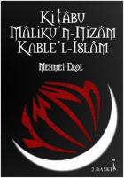 Kitabu Maliku'n-Nizam Kable'l-İslam
