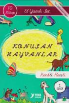 Konuşan Hayvanlar El Yazılı Set 10 Kitap Renkli Heceli 1. Sınıf