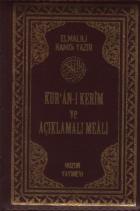 Kuranı Kerim ve Açıklamalı Meali Cep Boy Bilgisayar Hatlı Kılıflı Fermuarlı