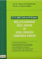 Milletlerarası Özel Hukuk Ve Usul Hukuku Hakkında