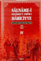 Osmanlı Hariciye Salnameleri (4 Kitap Takım-Ciltli)