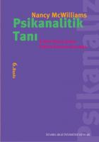 Psikanalitik Tanı "Klinik Süreç Içinde Kişilik Yapısını Anlamak"