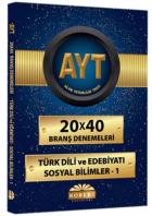Robert AYT Türk Dili ve Edebiyatı Sosyal Bilimler 1 - 20 X 40 Branş Denemeleri