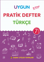 Sadık Uygun Pratik Defter Türkçe 7.Sınıf