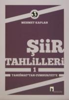 Şiir Tahlilleri 1 Tanzimat'tan Cumhuriyete