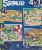 Şirinler 4 lü Kutu Puzzle