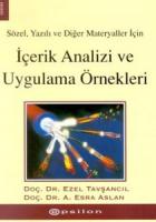 Sözel, Yazılı ve Diğer Materyaller İçin İçerik Analizi ve Uygulama Örnekleri