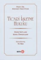 Ticari İşletme Hukuku Ders Notları Soru Örnekleri