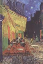 Vincent Van Gogh : Cafe Terrace at Night Büyük Boy