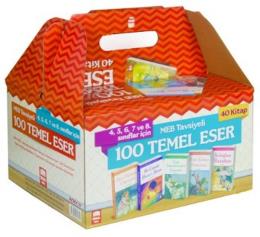 100 Temel Eser Seti - 4,5,6,7 ve 8. Sınıflar İçin (40 Kitap Takım) Kol